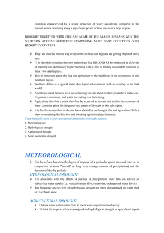 Gis and remote sensing notes | DOC