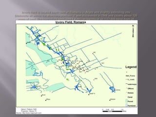 Data Acquired/ SourceSeismic data (seg-y)- TransAtlantic PetroleumWell logs (.las files) )- TransAtlantic PetroleumAerial photos over IzvoruShapefiles (roads, wells, buildings, farmland etc.) were derived from Aerial photo while Shapefiles for Europe and Romania are downloaded and unzipped from www.eea.europa.eu/data-and-maps/data/eea-reference-grids and www.mapcruzin.com/free-romania-arcgis-maps-shapefiles.htm.	30