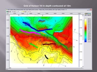 Grid of Horizon Tr4 in time contoured in 0.10 sec