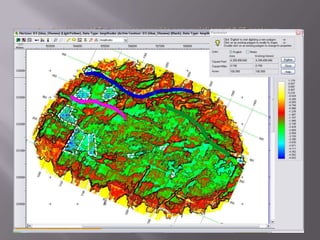 Grid of Horizon Tr4 in depth contoured at 15m
