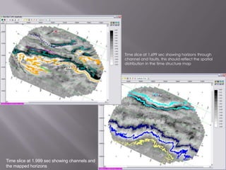 Amplitude map of Horizon Tr4. Despite possible reservoirs, the reservoir characteristics pose a challenge during production without deep study 