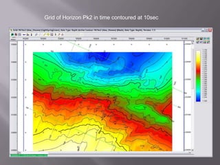 Amplitude map of Horizon Tr5 with possible hydrocarbon indicators