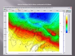          Grid of Horizon Pk3 in depth contoured at 20m