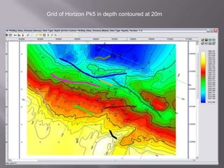 	Grid of Horizon Pk4 in time contoured at 0.10sec