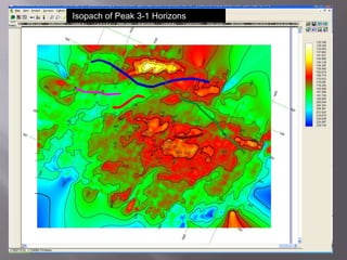        Grid of Horizon Pk5 in depth contoured at 20m