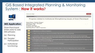 GIS based integrated planning and monitoring system - Mr. Koustuv Basu ...