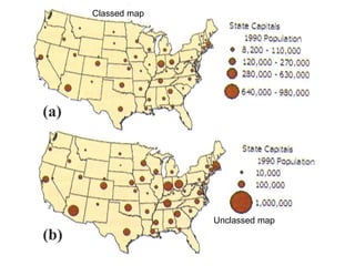 Classed map
Unclassed map
 