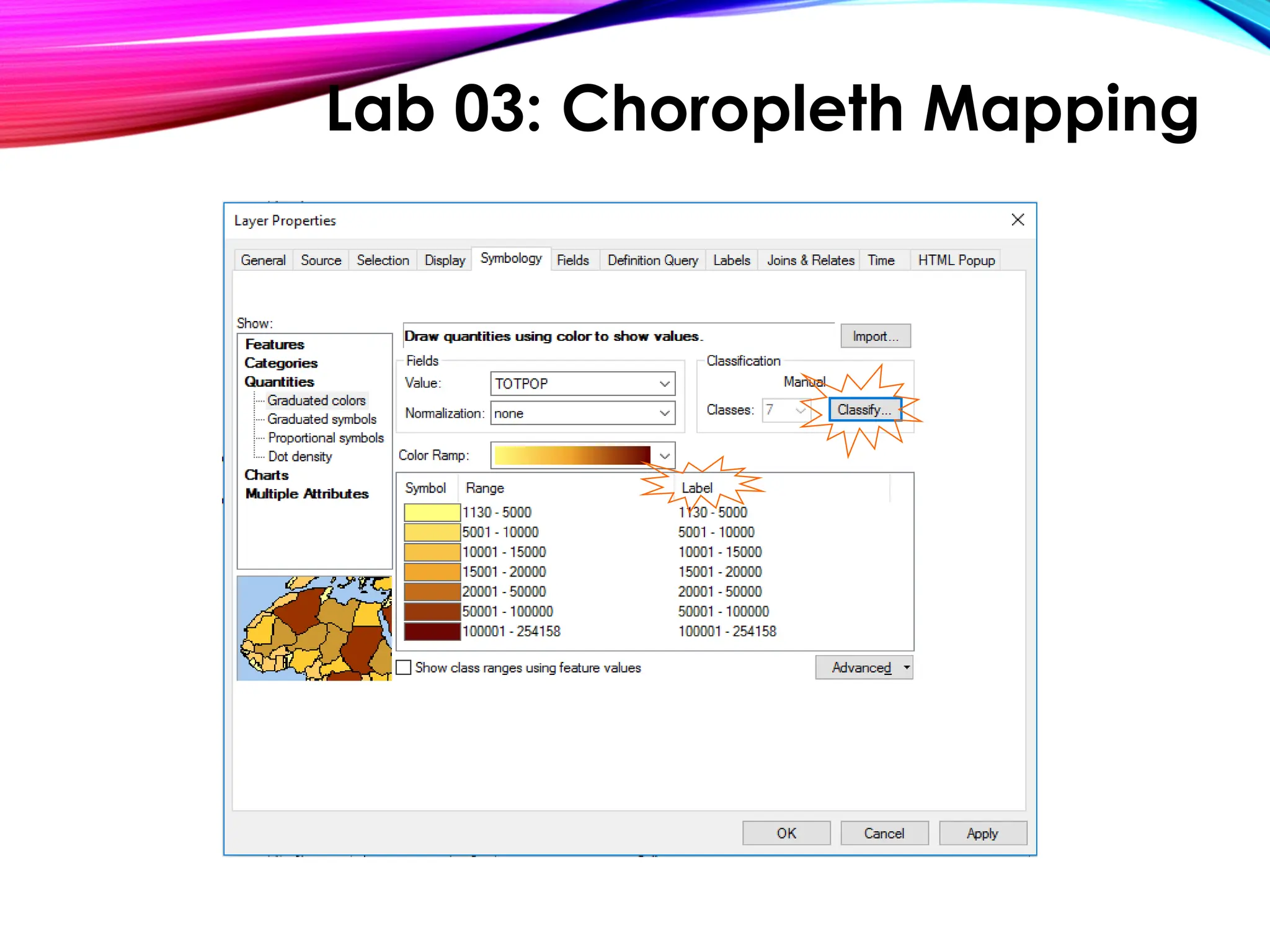 Lab 03: Choropleth Mapping
 