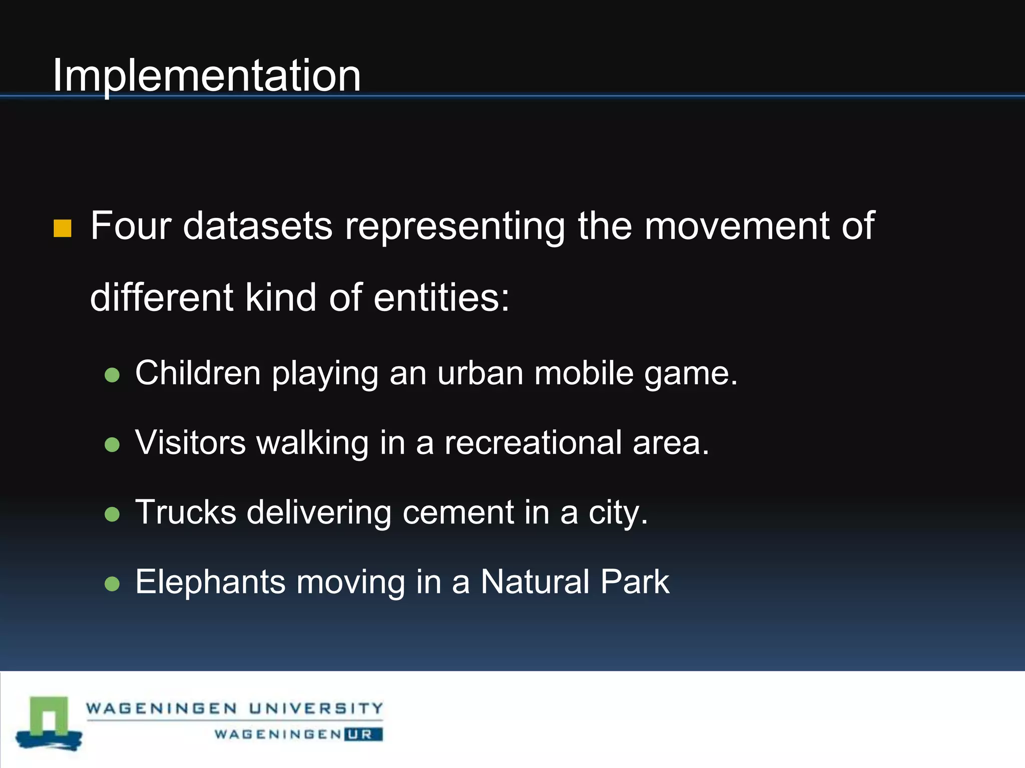 Spatial association of movement vectorsA Local Indicator of Spatial Association (LISA) is used to find spatial clusters of low speed vectors. (LISA) cluster map for under-five mortality rate in Nigeria:O. A. Uthman 2008.