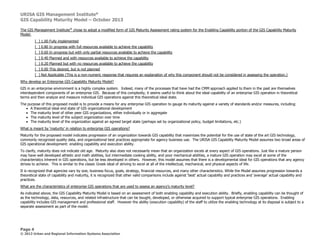 GIS Capability Maturity Model - Final Version | PDF