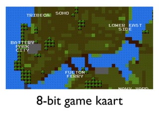 8-bit game kaart
 