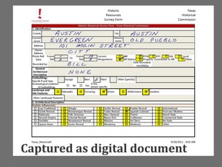 Captured as digital document
 