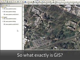 So what exactly is GIS?
 