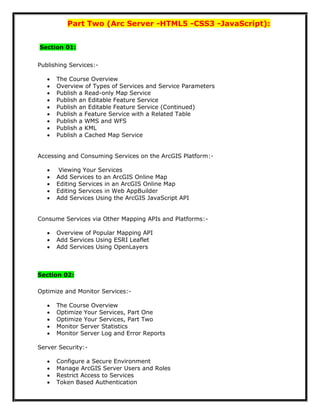Gis development | PDF