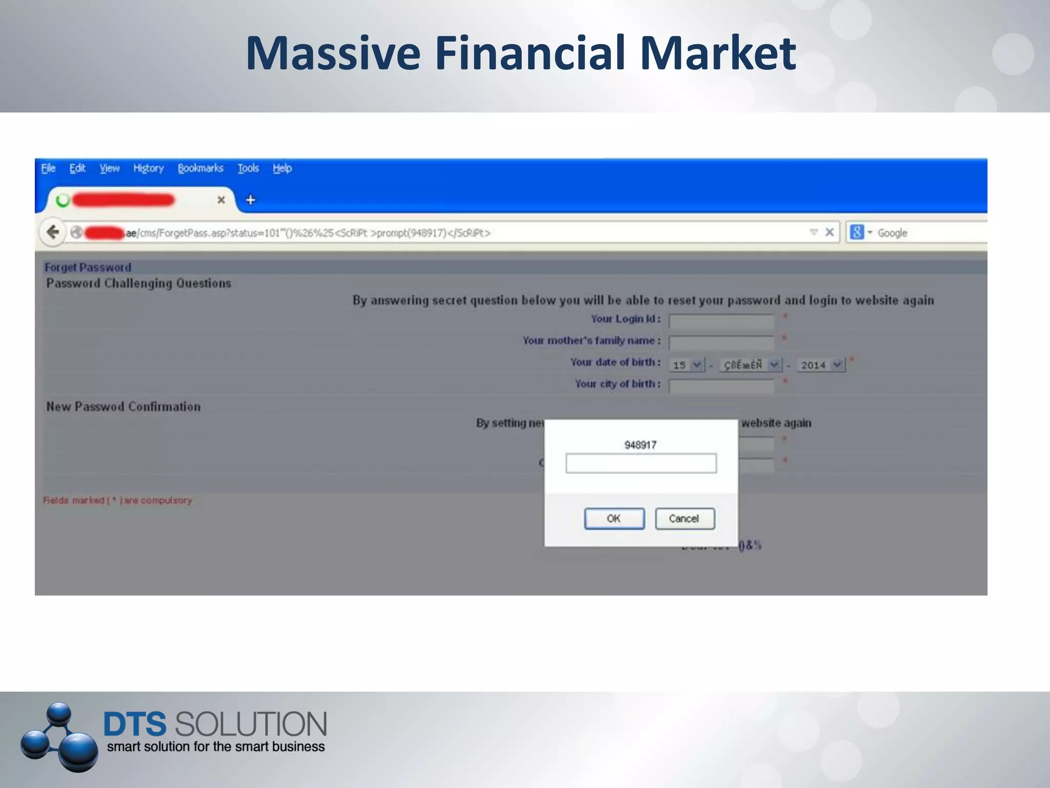 Massive Financial Market
 