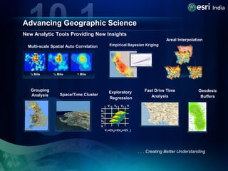 Advancing Geographic Science
New Analytic Tools Providing New Insights
                                                   ...