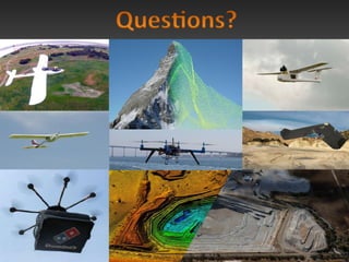 Unmanned Aircraft Systems (UAS) for disaster relief, environmental monitoring and precision agriculture. 