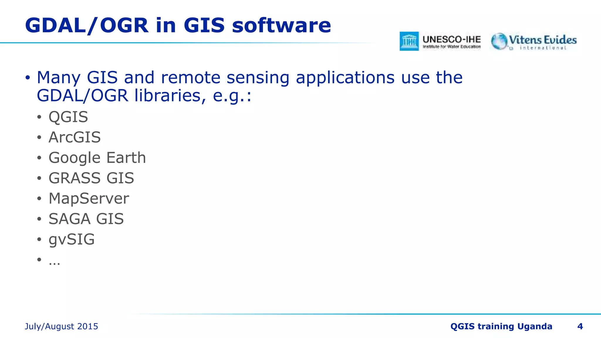 GIS file types | PPT | Free Download