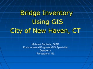 New Haven County Gis Using Gis For Civil/Environmental Projects