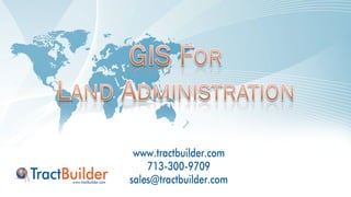 GIS For Land Administration