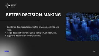 GIS for Smarter Urban Planning: Building Intelligent Cities | PPTX