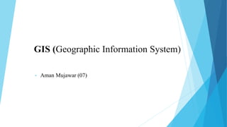 Gis Geographic Information System Pptx Gis Geographic Information System Pptx