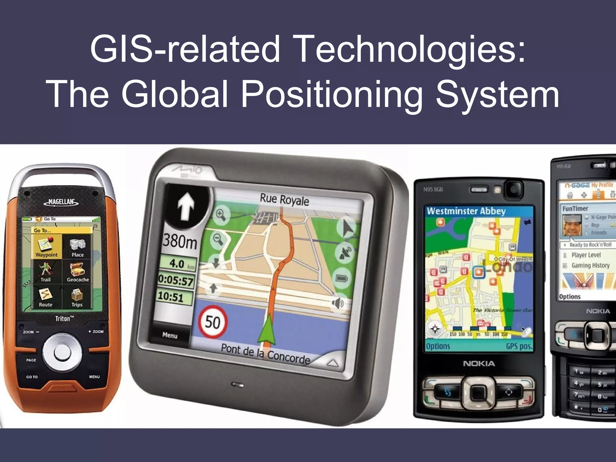 GIS-related Technologies: The Global Positioning System  