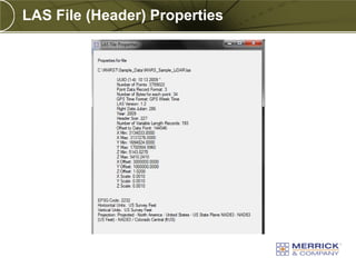LAS File (Header) Properties
 