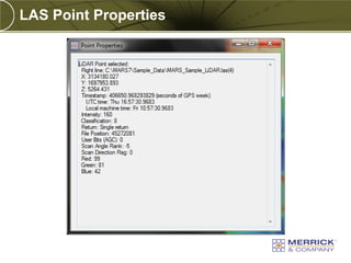 LAS Point Properties
 