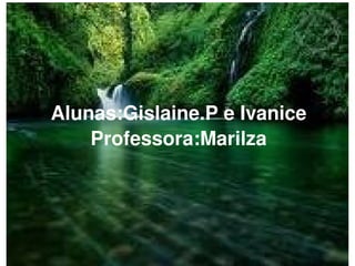 Alunas:Gislaine.P e Ivanice Professora:Marilza 