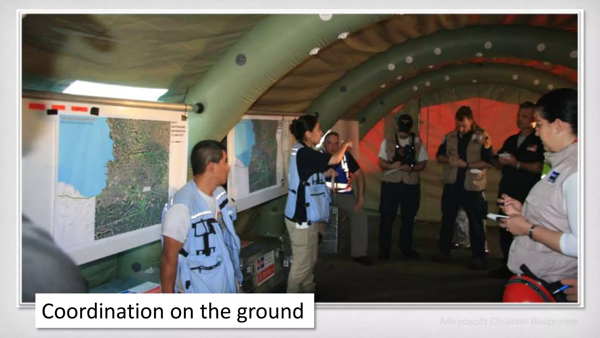 Coordination on the ground