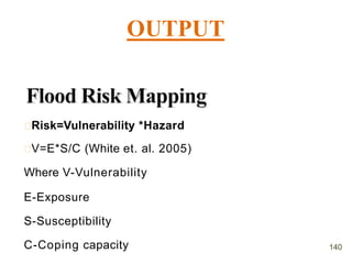Flood risk mapping using GIS and remote sensing | PPTX