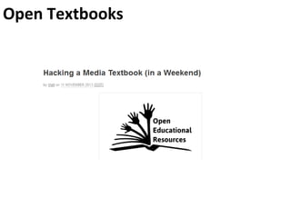 Open Textbooks
 
