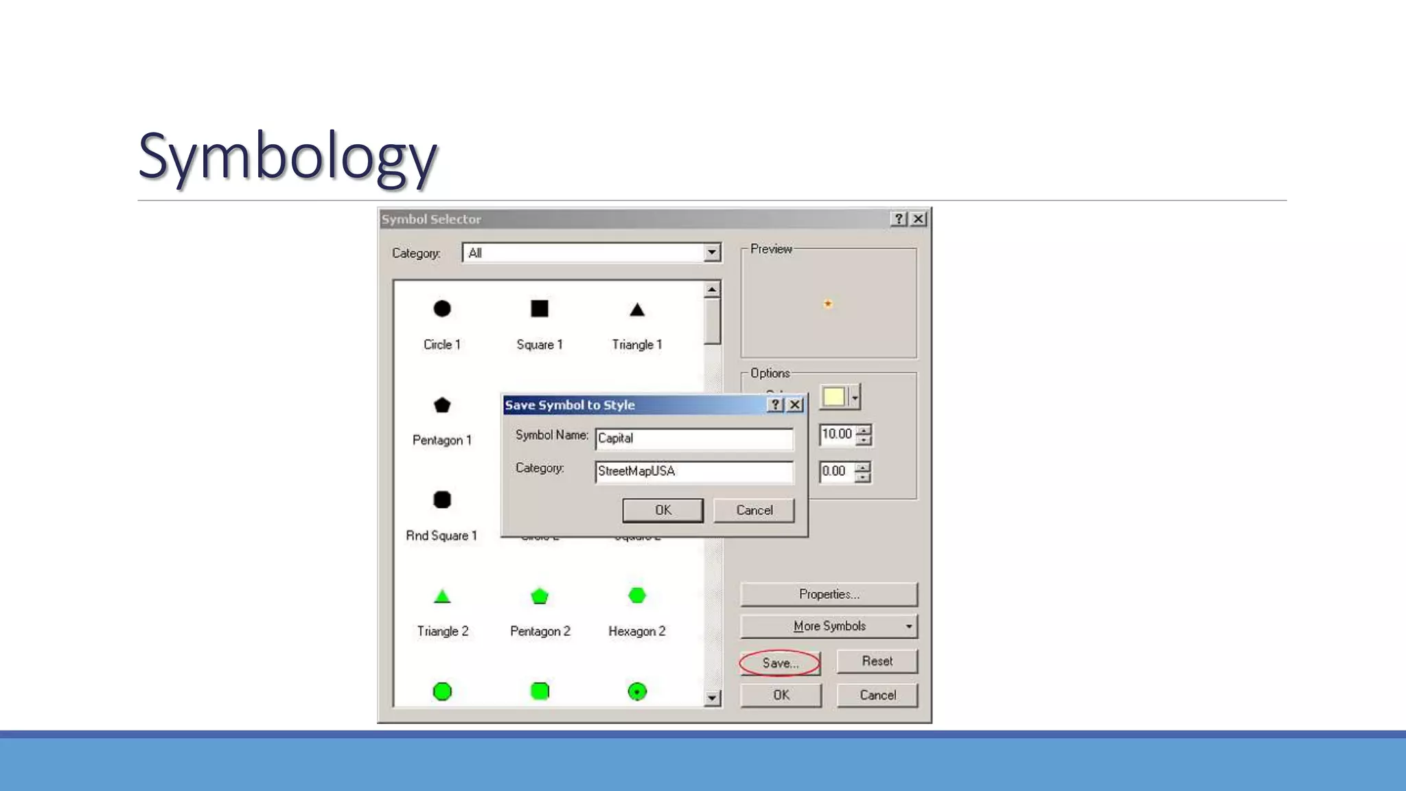 Symbology
 