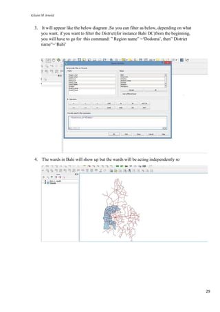 GIS and QGIS training notes | PDF