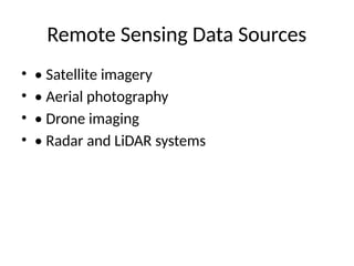 GIS and Remote Sensing Applications for Sustainable Rural Development ...
