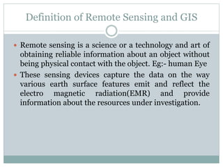 Importance of GIS and Remote Sensing in Modern Intelligent Transport ...