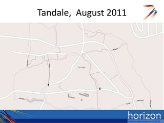 Tandale, August 2011




                       (c) OpenStreetMap contributors, CC-BY-SA
 