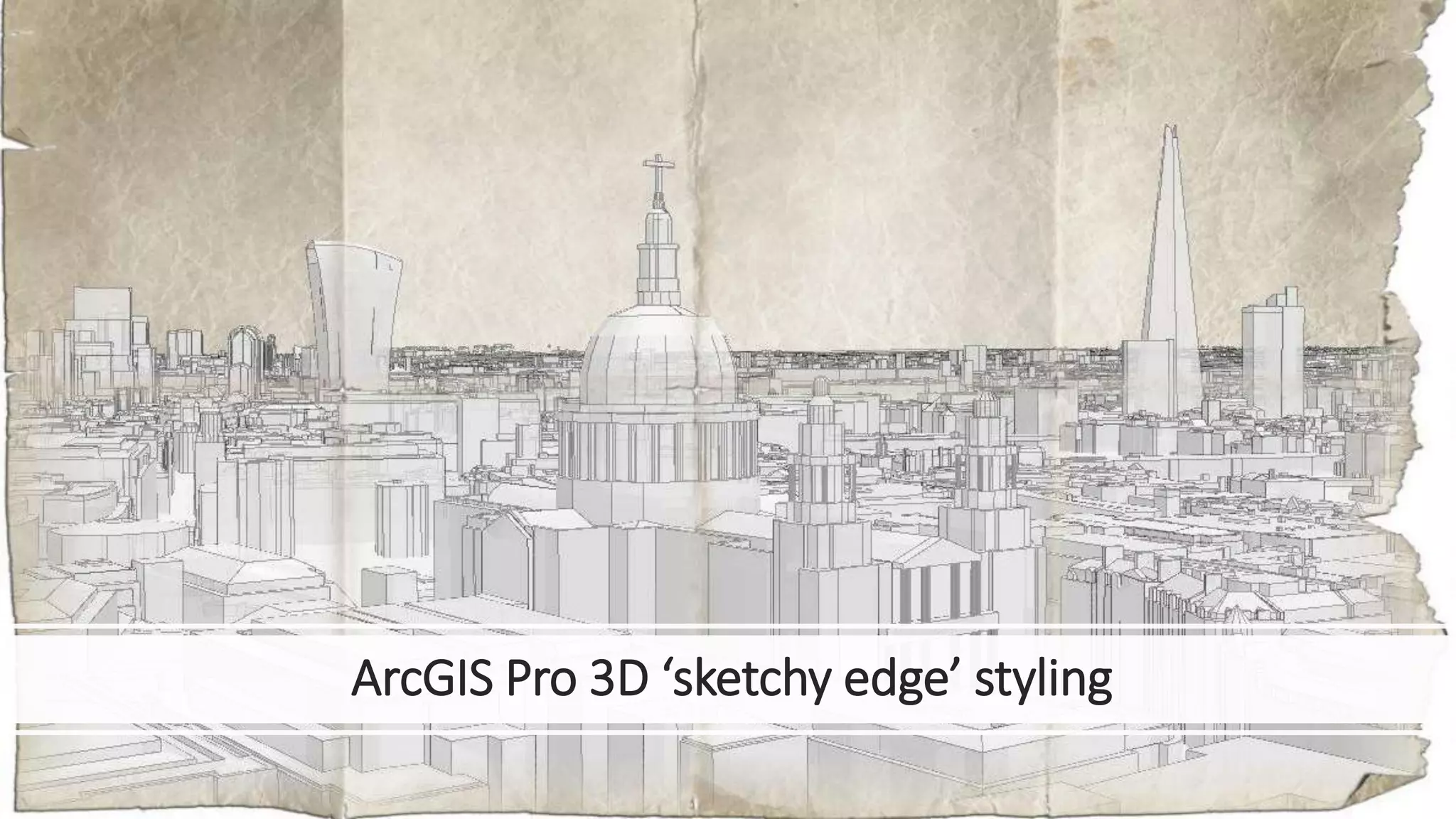 ArcGIS Pro 3D ‘sketchy edge’ styling
 