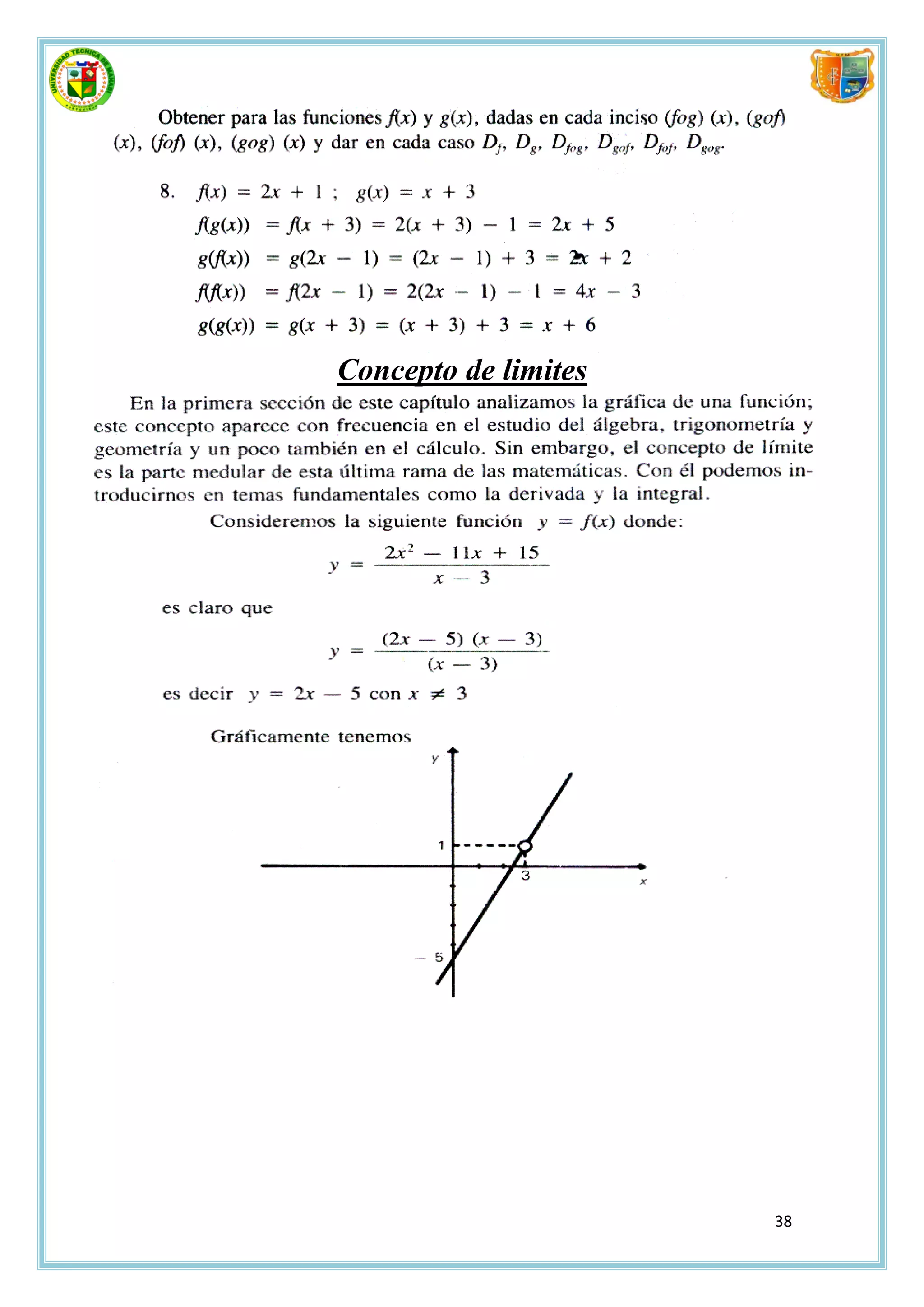 Concepto de limites




                      38
 