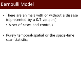 Introduction to SaTScan, seasonality and time series analysis