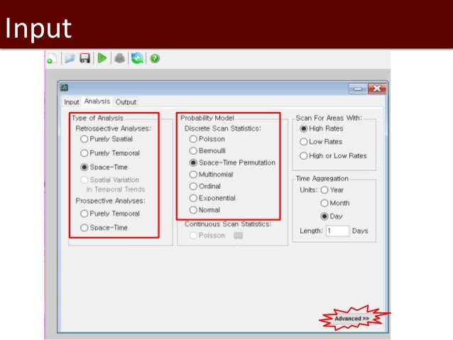 satscan software