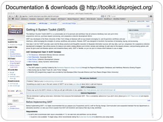 Documentation & downloads @ http://toolkit.idsproject.org/ 