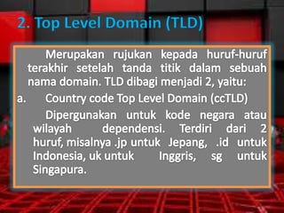 2. Top Level Domain (TLD)

 
