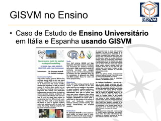 GISVM no Ensino Caso de Estudo de  Ensino Universitário  em Itália e Espanha  usando GISVM 