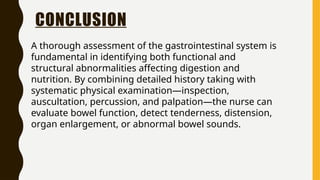 Gi Slideshow gi system ppt.pptx medical surgical nursing | PPTX