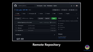 Remote Repository
 