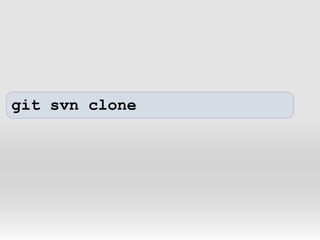 git svn clone