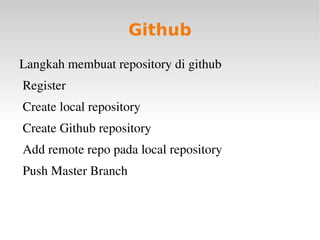 Installasi Git Debian based 