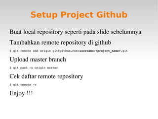 # yum install git-core 